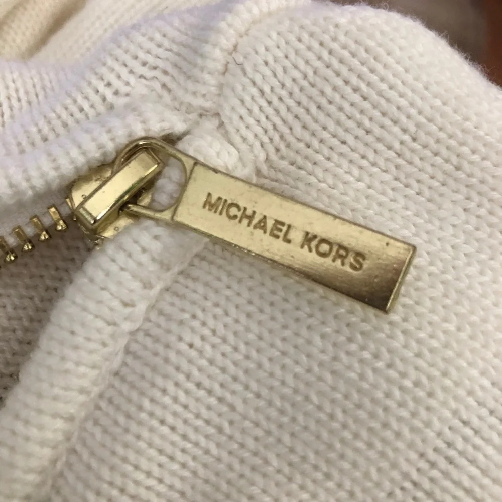 Michael Kors Off White Long Sleeve Sweatshirt